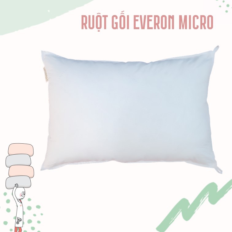 [EVERON] Ruột Gối Đầu Micro 45*65cm