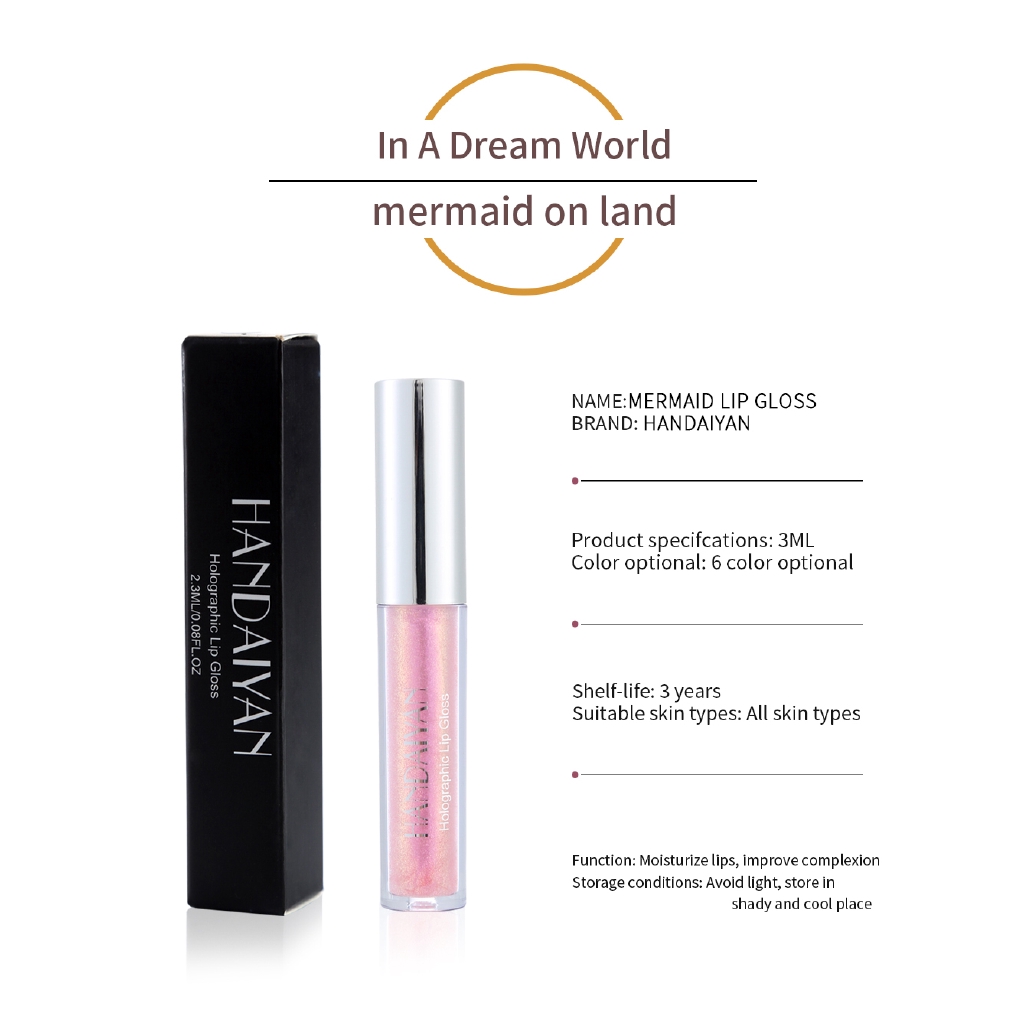 [Hàng mới về] Son môi có nhũ laser lấp lánh sành điệu