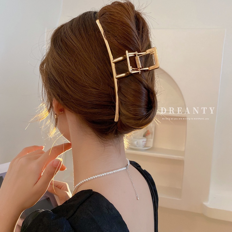 Kẹp Tóc Hình Cá Mập Bằng Kim Loại Phong Cách Thời Trang Độc Đáo