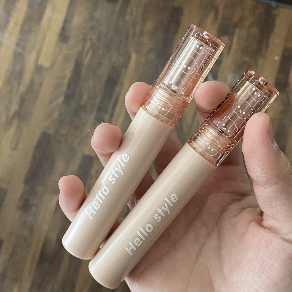 (Hàng Mới Về) Son Bóng Oulesong Màu Nude Nhạt Mềm Mượt Nuôi Dưỡng Môi Chống Thấm Nước 6 màu