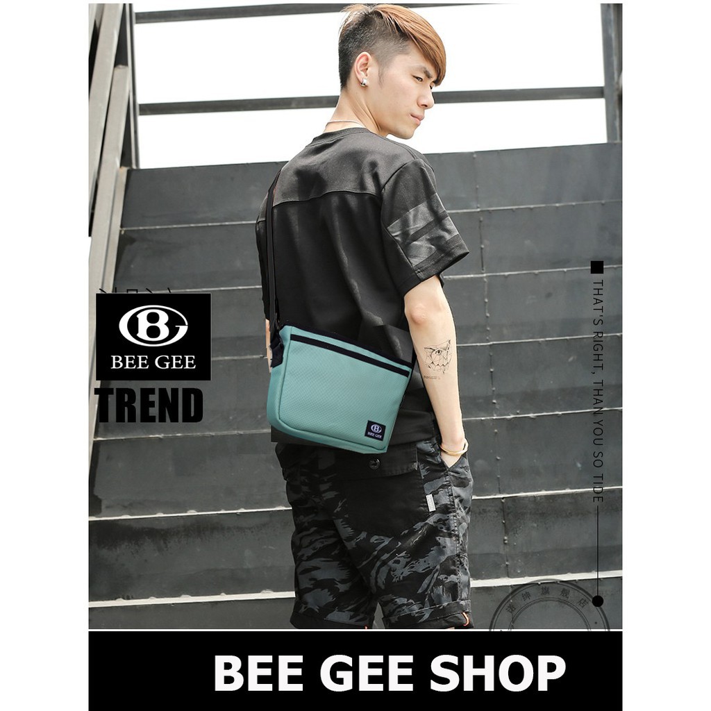 Túi đeo chéo nam nữ unisex thời trang BEE GEE 090 chống thấm nước để điện thoại ipad đẹp giá rẻ