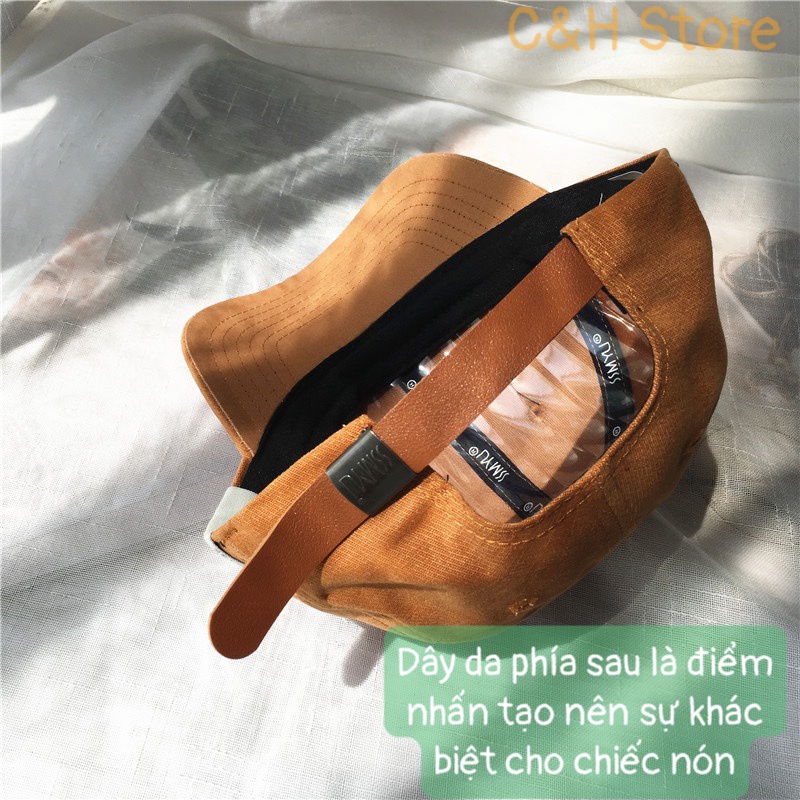Mũ lưỡi trai trơn, nón kết nam nữ form unisex phong cách ulzzzang Hàn Quốc cá tính năng động vải cotton NT75