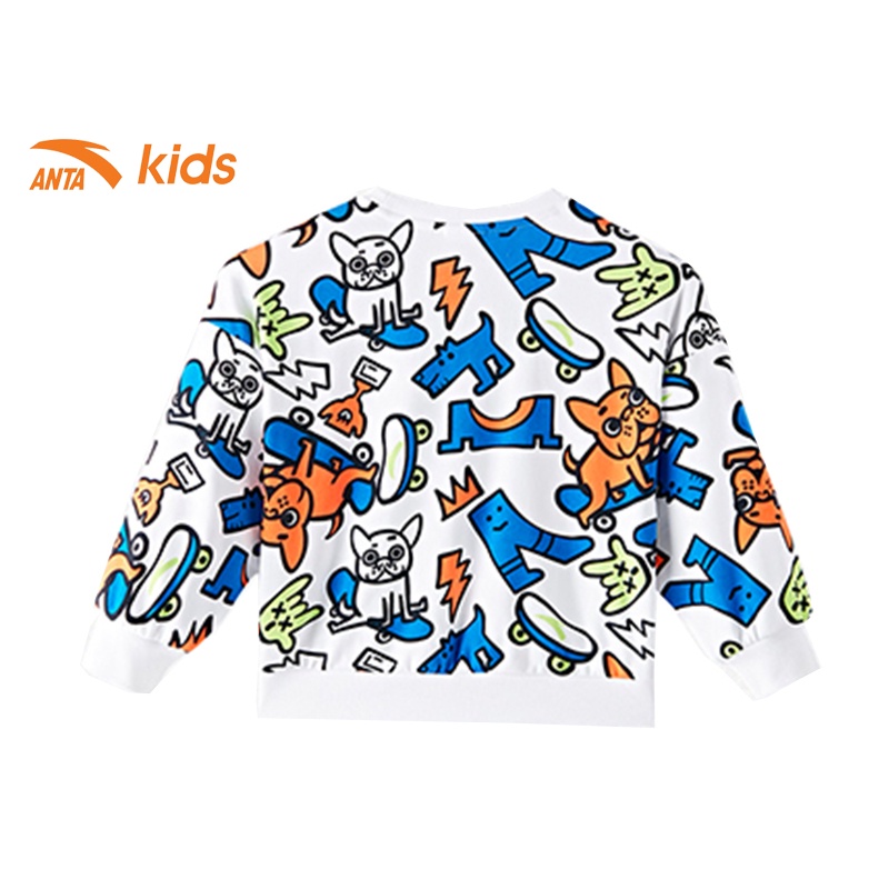 Áo nỉ thời trang bé trai thương hiệu Anta Kids 352139735-1