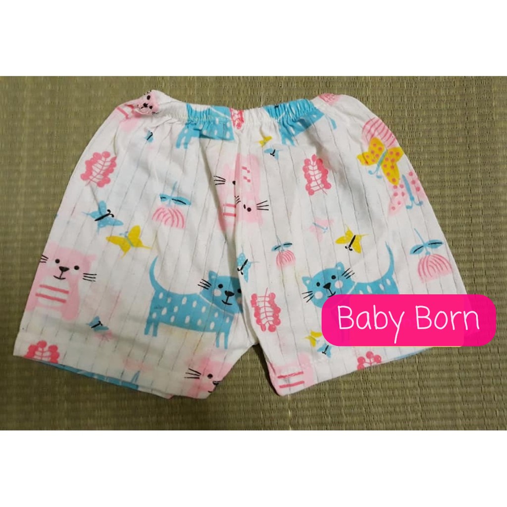 Quần đùi cotton giấy cho bé sơ sinh-11kg