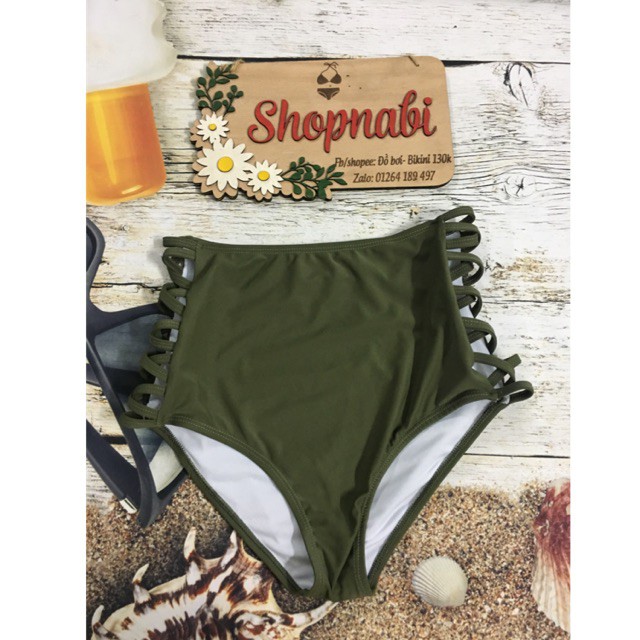 Giá sập sànQuần bơi lẻ màu rêu sáng daSiêu HOT