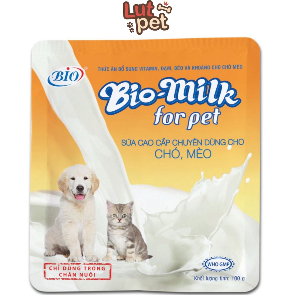 Sữa bột cho chó mèo con BIO MILK - lutpet