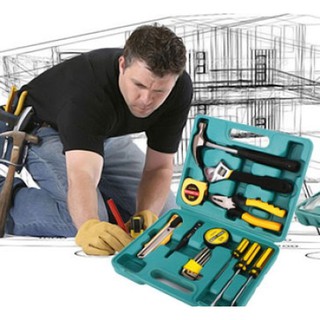 Bộ dụng cụ sửa chữa gia đình 16 món chất liệu thép cao cấp