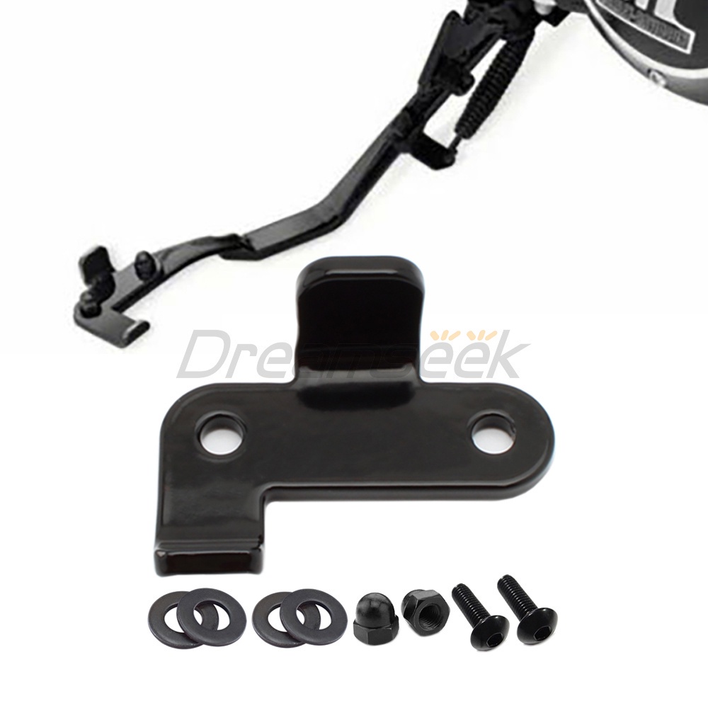Bộ giá đỡ chân chống xe máy bằng sắt màu đen cho Harley Sportster Xl 2007 + Xr 2008 2009 2010 2011 2012 2013