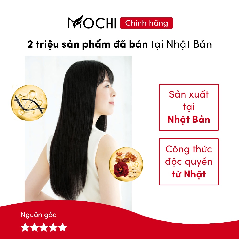 Mặt nạ ủ tóc Mochi Nhật Bản 500g. Kem ủ tóc, phục hồi tóc hư tổn gãy rụng, bóng mượt tóc sau 3 phút