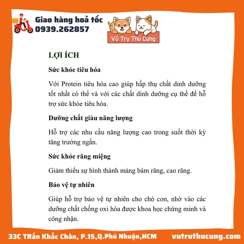 Hạt Royal Canin Mini Puppy dành cho chó con, Thức ăn cho cún