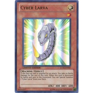 Thẻ bài Yugioh - TCG - Cyber Larva / LC02-EN007'