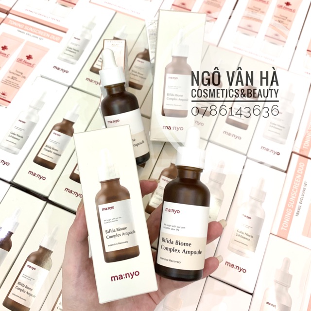 [MANYO] TINH CHẤT MANYO CHỐNG LÃO HOÁ BIFIDA COMPLEX AMPOULE