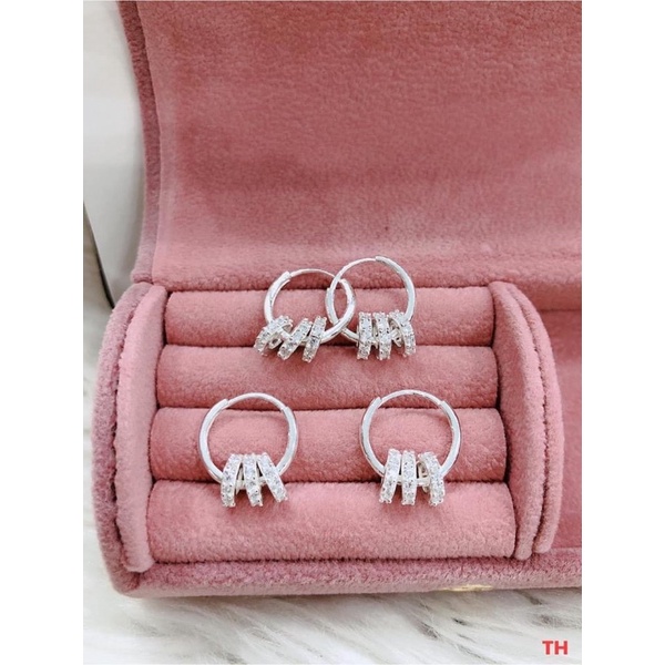 Set dây và bông bạc mới, Bộ trang sức thiết kế hot hit mọi thời đại - Bạc Nomi