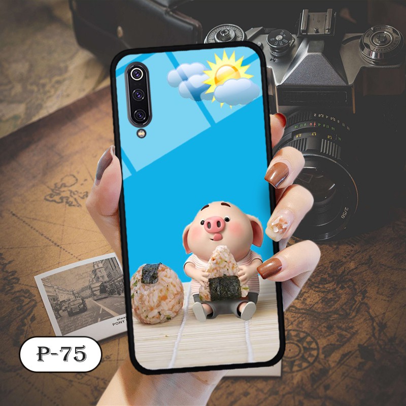 Ốp lưng kính 3D Xiaomi Mi 9 SE-hình cute