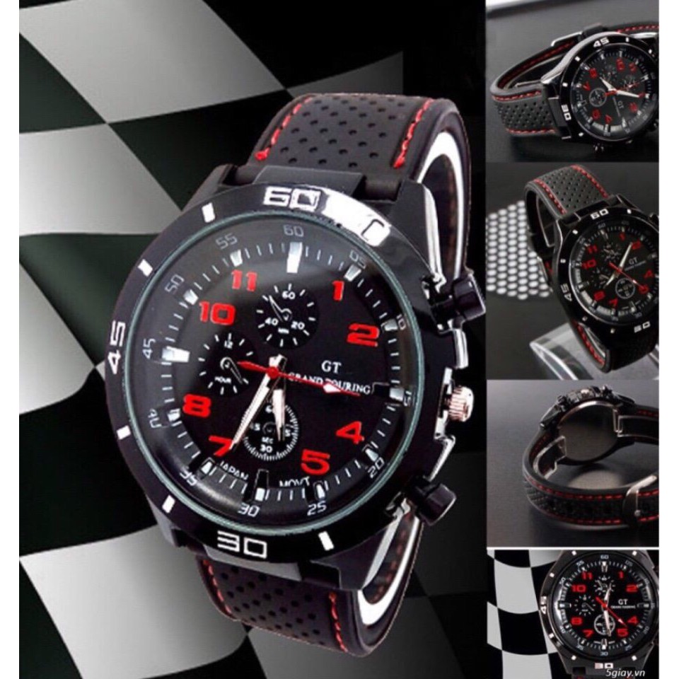 [GIÁ SỈ] ĐỒNG HỒ NAM DÂY SILICON MẶT LỚN GT MT008 CỰC HOT (NHIỀU MÀU)