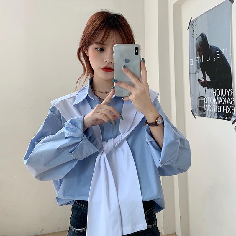 Áo Sơ Mi Dài Tay Phong Cách Retro Thời Trang Dành Cho Nữ