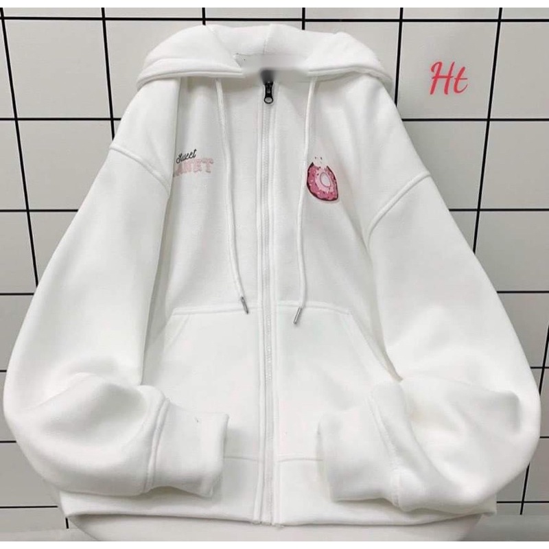 Áo khoá nỉ thỏ SWEST HT12