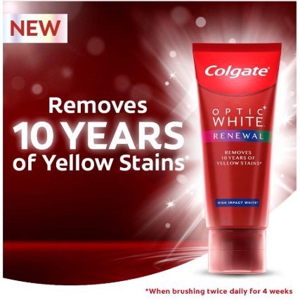 Kem đánh răng siêu trắng Colgate Optic White Renewal 116g