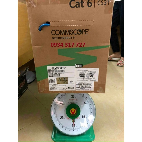 Cáp mạng Commscope CAT6 dài 20m 50M - 100M -150M chính hãng ĐỒNG NGUYÊN CHẤT