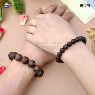 Vòng tay gỗ Mun Đuôi Công vân gỗ siêu đẹp