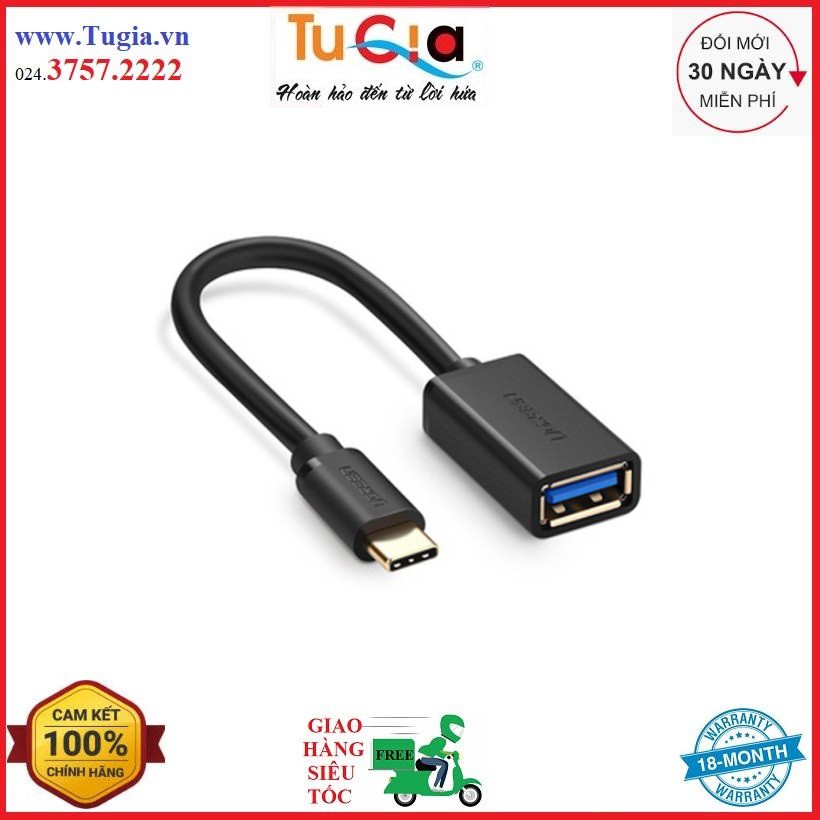 Ugreen 30701 - Cáp OTG USB Type-C to USB 3.0