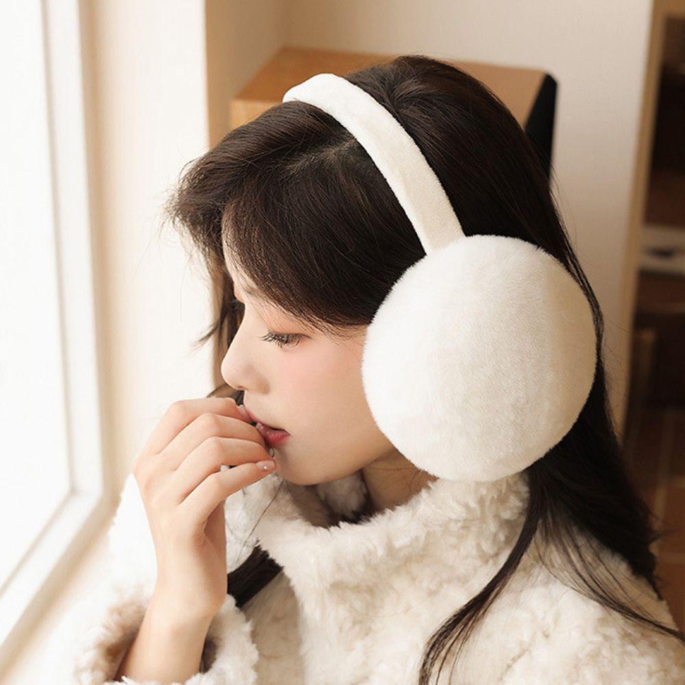 Bông Chụp Tai Giữ Ấm Chống Nhăn Kiểu Dáng Dễ Thương Dành Cho Người Lớn