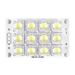Bảng đèn LED DC 3V 5V 12 bóng ánh sáng trắng dùng để trang bị cho tàu thuyền
