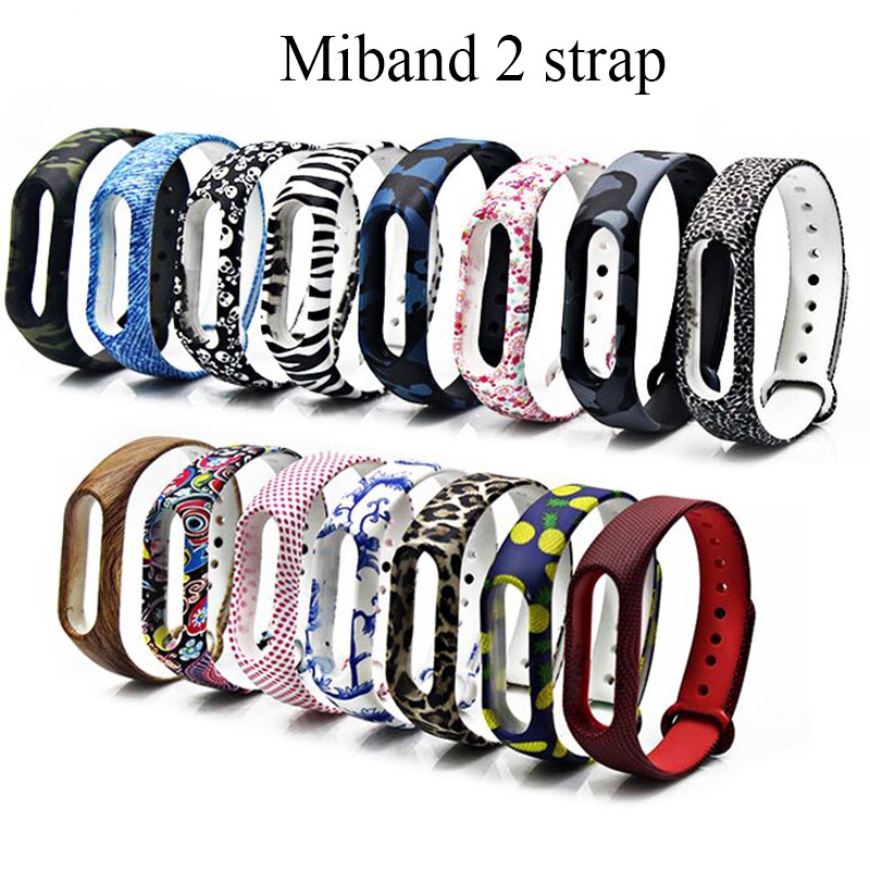 Dây đeo silicon cho đồng hồ thông minh Xiaomi Mi Band 2