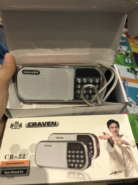 Đài FM chạy được thẻ nhớ CRAVEN