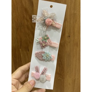 Set 4 kẹp tóc xinh cho bé