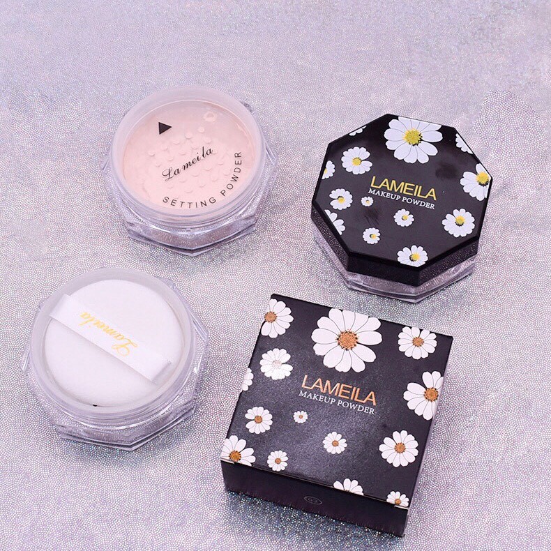 Phấn phủ bột LAMEILA hoa cúc kiềm dầu mịn nhẹ tự nhiên Makeup Powder LAML29 | BigBuy360 - bigbuy360.vn