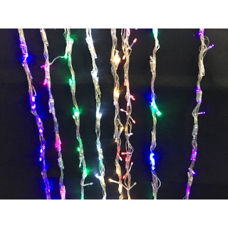 DÂY ĐÈN LED CHỚP DÀI 4M-7M-20M NHIỀU MÀU TREO TRANG TRÍ NOEL VÀ TẾT chấu cắm điện