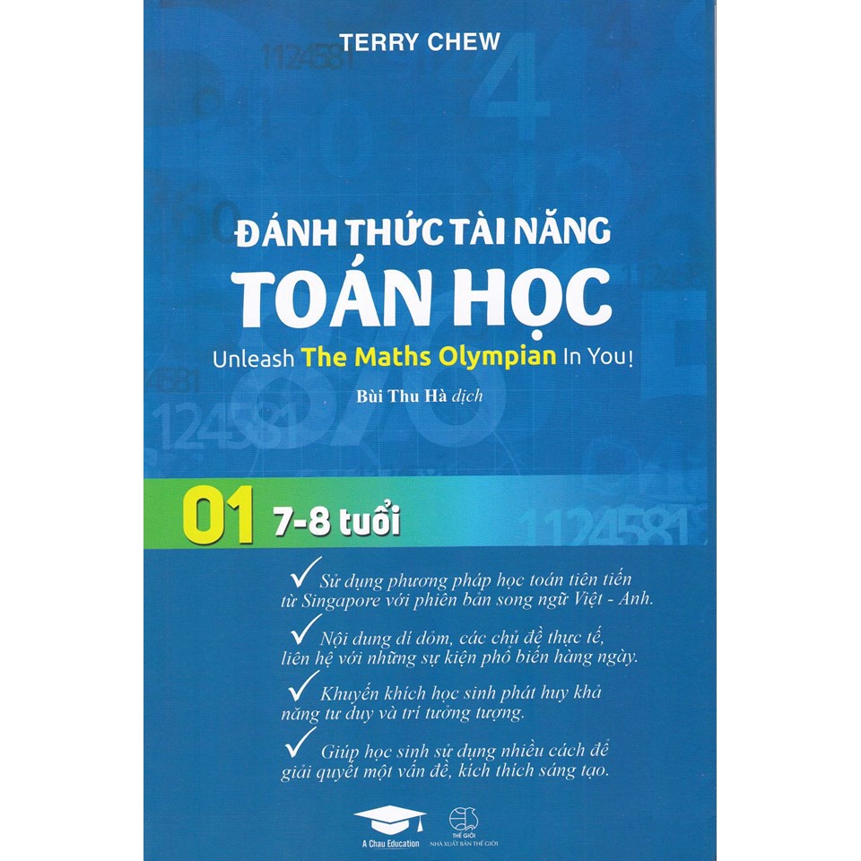 Sách - Đánh Thức Tài Năng Toán Học 7-15 tuổi ( trọn bộ 7 cuốn)