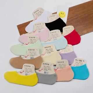 Vớ thuyền bằng chất liệu cotton mỏng chống trượt phong cách thời trang hàng ngày dành cho nữ