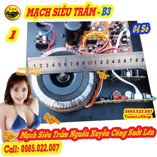 MẠCH SIÊU TRẦM NGUỒN XUYẾN 4 SÒ HÃNG B3  KÍCH THƯỚC 27X27 CM - KÉO SUB 25 30 40 50 COL 76 ĐỔ LẠI