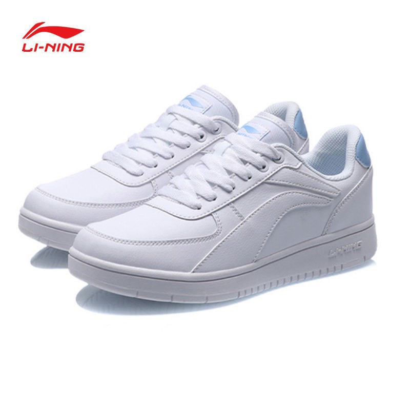 Giày nữ LINING trắng gót xanh