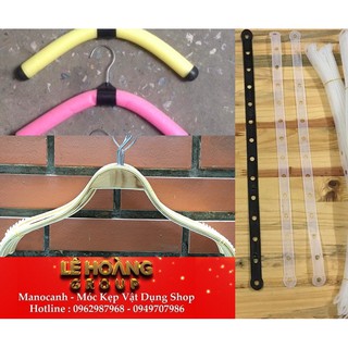 Móc Áo Trẻ Em 20 Gỗ Tre, 20 Xốp và 10 Dây Lạt