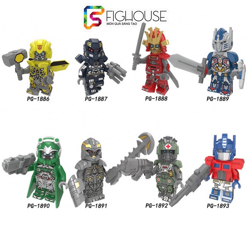 Xếp Hình Minifigures Các Robot Transformer Mới Nhất - Đồ Chơi Lắp Ráp PG8215 [A6]