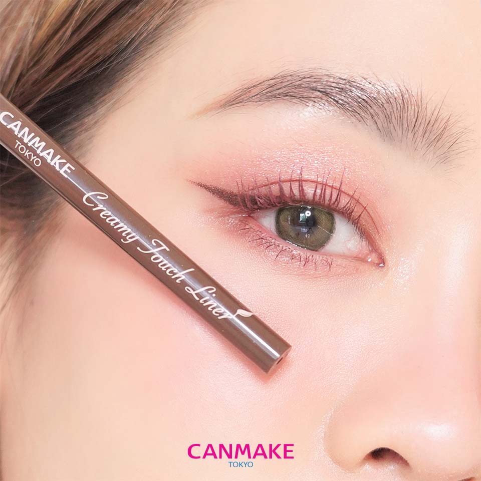 Kẻ Mắt Dạng Gel Canmake Creamy Touch Liner #01 Deep Black