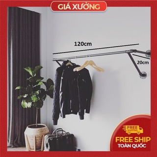 Kệ ống nước giá treo quần áo, treo các thiết bị theo phong cách tôi giản kệ sắt ống nước Cao Cấp