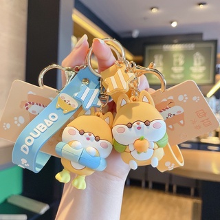 Móc Khóa Hình Chú Chó shiba Hoạt Hình Đáng Yêu