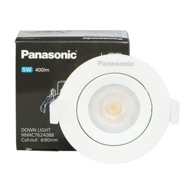 Đèn âm trần spotlight âm trần Panasonic 5W điều chỉnh góc 60°