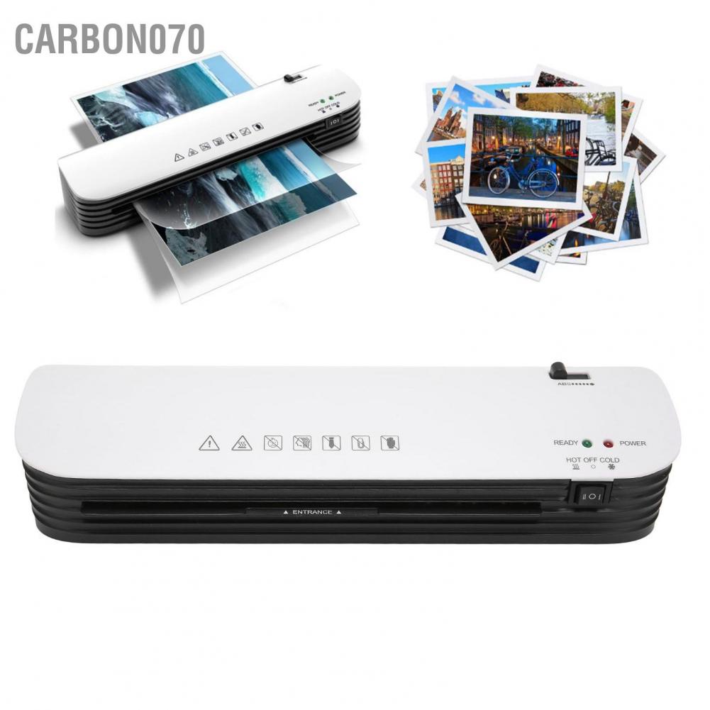 Hàng HOT Máy Ép Màng Plastic Nhựa Khổ Ép A4 Nóng Lạnh 9in 260W ABS Kèm Máy cắt giấy + máy phi lê【Carbon070】