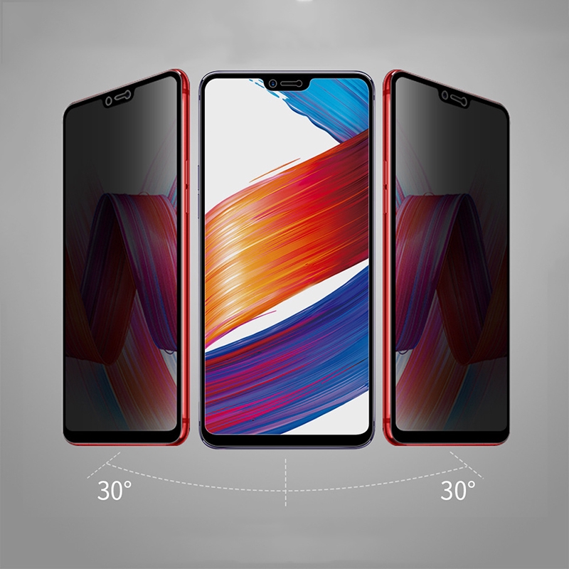 Kính Cường Lực Bảo Vệ Riêng Tư Cho Oppo R15 Pro A3s A5 F9 R17 F7 Youth A85 A79 A77 F5 R16