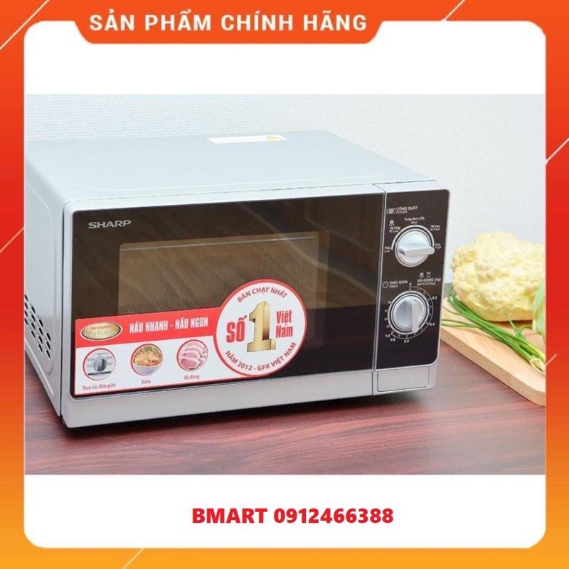 [CHÍNH HÃNG] Lò vi sóng Sharp R202VN | R205VN 20 lít | R20A1(S) 22 lít 800W [ bảo hành 12 tháng ]