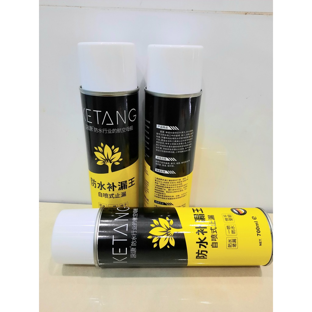 Chai xịt chống thấm, Bình xịt chống thấm, xịt chống dột , Trắng sữa