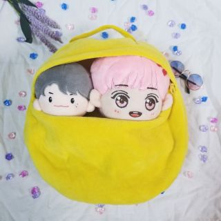 Túi ngủ vịt tròn cho doll