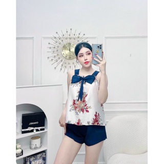 bộ 2 dây lụa satin phối nơ