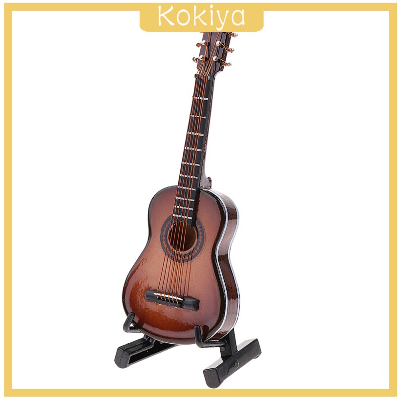 Đồ Chơi Mô Hình Đàn Guitar Cổ Điển Tỉ Lệ 1 / 12 Cho Búp Bê 12 &quot;