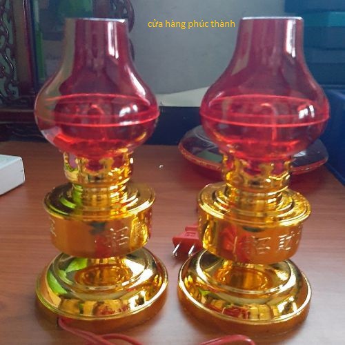 đèn dầu thờ điện ( nhựa )